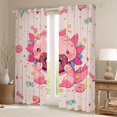 thumbnail image 2 of Feelyou Donut Axolotl Curtains Pack of 2 (42x84 Each), Kawaii Animal Curtains Blackout, 2 of 6