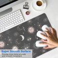 thumbnail image 4 of Long Mouse Pads for Desk,Dark Grey Mystical Pattern Desk Mats on Top Of Desks, Desk Mouse Pad Extra Large with 3mm Non-Slip Base and Stitched Edge for Gaming,Office,Work,Home 31.5"x11.8", 4 of 6