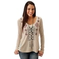 thumbnail image 1 of Roper Sweater Womens Out of the Blue V-Neck 03-038-0513-7043 WH, 1 of 2