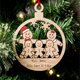 thumbnail image 1 of De Madera Ahuecado Gingerman Colgante Árbol De Navidad Colgante Colgante Regalo Para Amigos Y Familiares Minnieouse HA045231-08, 1 of 5
