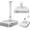 White, variant on Universal Projector Ceiling Mount with Extension Pole, 3-in-1 Adjustable Projector Mount for Ceiling or Wall, 44 lb Capacity, Tilt & Swivel Projector Bracket for Home Theater, Office & Classroom, BK