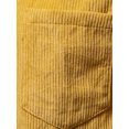 thumbnail image 3 of Fashnice Chemise Homme Col à Revers Chemises Boutonnées Coupe Régulière Tunique de Vacances Jaune m, 3 of 7