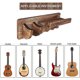 thumbnail image 4 of CHAO Estante de pared para guitarra, soporte de pared de madera para guitarra, soporte para guitarra, pared con 3 ganchos, 4 of 5