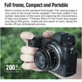thumbnail image 4 of 50mm F2 Camera Lens Large Aperture Manual Fixed Camera Lens, 4 of 5