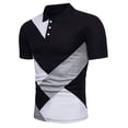 thumbnail image 2 of Quickdry Mens Polo Shirt with Button Placket and Moisturewicking Knit for Comfort Black S, 2 of 3
