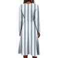 thumbnail image 4 of Women's Summer Maxi Dresses Spring Fall Plus Size V Neck Flowy a Line Dress Elegant Formal Wrap Dress, 4 of 5