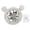White, variant on UsilkU Car Air Vent Fragrance Decoration Sparkly Rhinestones Cute Shape Interior Vehicle Decoration White Accessories (3.54 inches / 9 cm)
