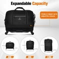 thumbnail image 2 of REDCAMP Expandable Foldable Rolling Duffel Bag with Wheels, Collapsible Suitcase Luggage Rolling Travel Bag Lightweight for for Women and Men, 60-130L, 2 of 7