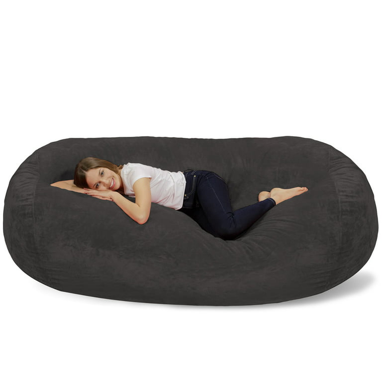 4Ft Bean Bag Chair, High-Rebound Memory Foam Filled Bean Bag with Premium  Corduroy Cover, Ultra Soft Bean Bag Chairs for Adults, Kids (Black) : Buy  Online at Best Price in KSA 