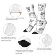 thumbnail image 4 of Calcetines antideslizantes de baloncesto para hombre y mujer, divertidos, de otoño e invierno, con diseño de Peanuts, Charlie Brown, Lucy, fútbol, Kick Aaugh y Snoopy, 4 of 5