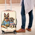 thumbnail image 4 of Happy Mother's Day Proud German Shepherd Mom Gsd Travel Luggage Cover Alsatian Dog Lover Gifts Suitcase Dust Protective Decor - 03003, 4 of 5