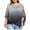 Black, variant on Babysbule Women's Tops Women Fashion Plus Size Ladder Cut Overlay Asymmetric Blouse Strapless Tops