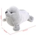 thumbnail image 2 of Lindos animales marinos focas juguetes Kawaii juguetes de peluche simulación focas muñeca, 2 of 5