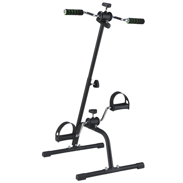 Stroke Hemiplegia Exercise Rehabilitation Machine Hand and Foot Rehabilitation Equipment Home Fitness Mini Cycling Bike (Black)