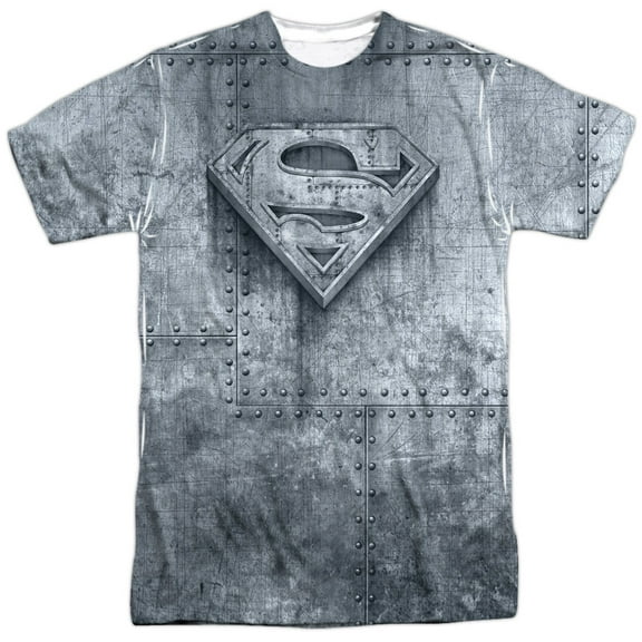 Superman Men's Made Of Steel Sublimation T-shirt White