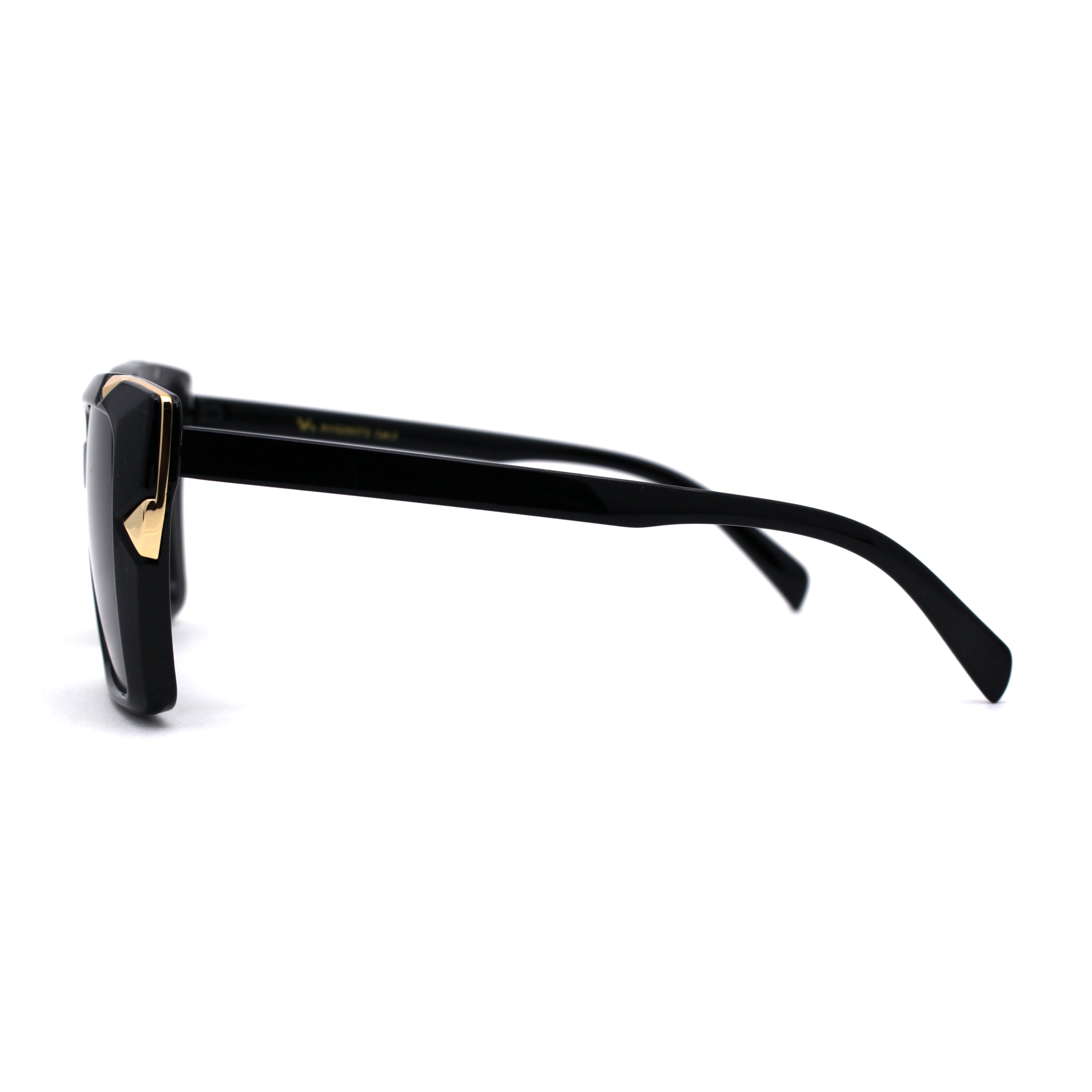 Womens Squared Rectangle Large Cat Eye Chic Plastic 
