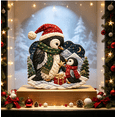 thumbnail image 6 of 1 PCS Christmas Woodland Wildlife DIY Patchwork Kit, 2026 New Beginner Friendly Layered Fabric Craft Set, Complete Pre-Cut Supplies,Christmas Home Decor, Unique Holiday Gift(Penguin Family), 6 of 6