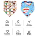 thumbnail image 3 of Bandana para perros Bufanda navideña para mascotas Bandana triangular para mascotas, 3 of 5