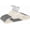 Beige, variant on 50 Pack Plastic Hangers with Non-Slip Design, 0.2 Inches Thick, 360 °   Swivel Hook, Space Saving Organizer for Bedroom Closet, Shirts, Pants