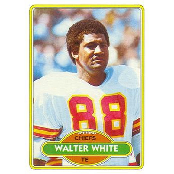 1980 Topps #344 Walter White NFL Football Trading Card