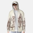 thumbnail image 4 of Goofa Two Cowboys Riding Horses In The Desert Printed Women's UPF 50+ Sun Protection Hoodie Jacket Lightweight Long Sleeve Sun Shirt for Women with Pocket Hiking Outdoor-X-Large, 4 of 9