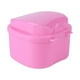 thumbnail image 3 of Caja Almacenamiento para Dentadura Postiza Dental Con Organizador Contenedor Red () Rosa, 3 of 8