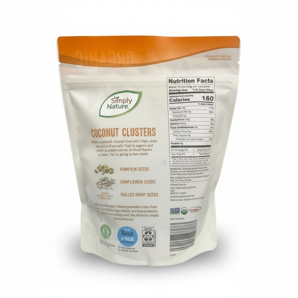 Keto Coconut Clusters, Organic Snack with Pumpkin, Sunflower & Hemp Seeds, Gluten-Free, Non-GMO, 10 oz- Pack of 2