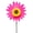 Pink, variant on HOARBOEG 14.17in Cute Sunflower Windmills Plastic Wind Spinners Pink Daisy Flower Pinwheels Outdoor Garden Decoration for Yard, Garden, Lawn, Patio