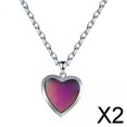 thumbnail image 1 of Collares de humor Yinane con forma de corazón y marco de fotos 2 piezas, 1 of 8