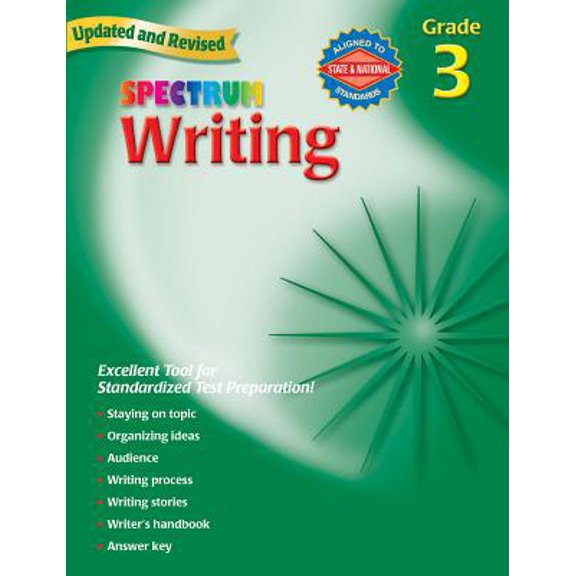 Pre-Owned Writing, Grade 3 (Spectrum) (Paperback) 0769652832 9780769652832