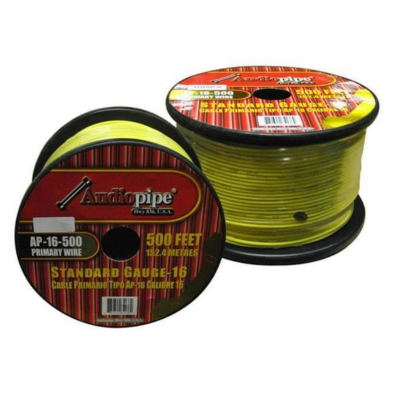 AP16500YW 16 Gauge 500ft Primary Wire Yellow