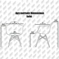 thumbnail image 2 of 2Xhome Dining Chair, Set of 2, Blue, 2 of 6