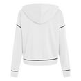 thumbnail image 4 of felwors Hoodies for Women Sweatshirt Zip Up Hoodie Fall Fashion 2025 Trendy Long Sleeve Jackets Winter Clothing Outfits White, XXL, 4 of 6