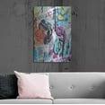 thumbnail image 6 of Luxe Metal Art 'Good Bye Kiss' by David Drioton, Metal Wall Art, 24"x36", 6 of 7