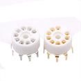 thumbnail image 4 of 20 Piezas Cerámica 9Pin B9A PCB MOUNT Tube Socket para 12AX7 12AT7 12AU7 6DJ8 ECC82 5670 6922 Hifi Audio Vintage AMP, 4 of 5