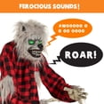 thumbnail image 5 of Best Choice Products 5ft Standing Werewolf, Howling Hudson Halloween Animatronic w/ Pre-Recorded Phrases, LED Eyes, 5 of 7