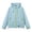 Light Blue, variant on Yungyresw Windbreaker Jacket Windproof Coat Hooded Full Zipper Lightweight Hooded Outdoor Jacket for Hiking Camping