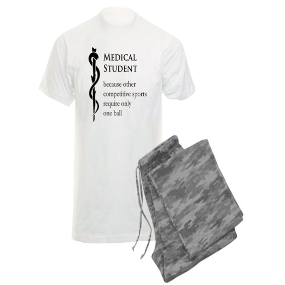 CafePress - Medical Student Because... - Men's Light Pajamas
