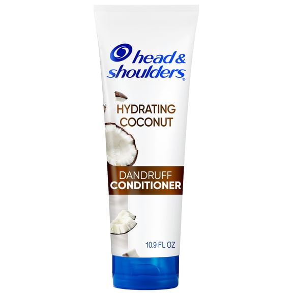 Head and Shoulders Dandruff Conditioner, Hydrating Coconut, Lightweight Moisture, Color Safe, 10.9 fl oz