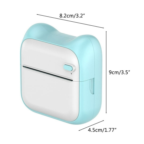 Mini imprimante portable sans fil BT Sans Encre thermique Photos Étiquettes