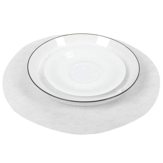 Felt Plate Dividers Mat Pad Felt Pad Set Separator Dish Protective Pad Porcelain Mat Floor Divider Machine Dish Mat
