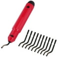 thumbnail image 6 of NB1100 Handle Burr Deburring Remover Cutting Tool with 10pcs Rotary Deburr Blade, 6 of 7