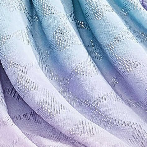 Your Zone Glimmer Hearts Sherpa Throw Blanket, Multicolor, Standard Throw
