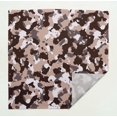 thumbnail image 5 of S4Sassy Brown Two Tone With White Camouflage Printed Dinner Party Table Napkins Cloth Cotton Dinner Cocktail Napkins, 5 of 6