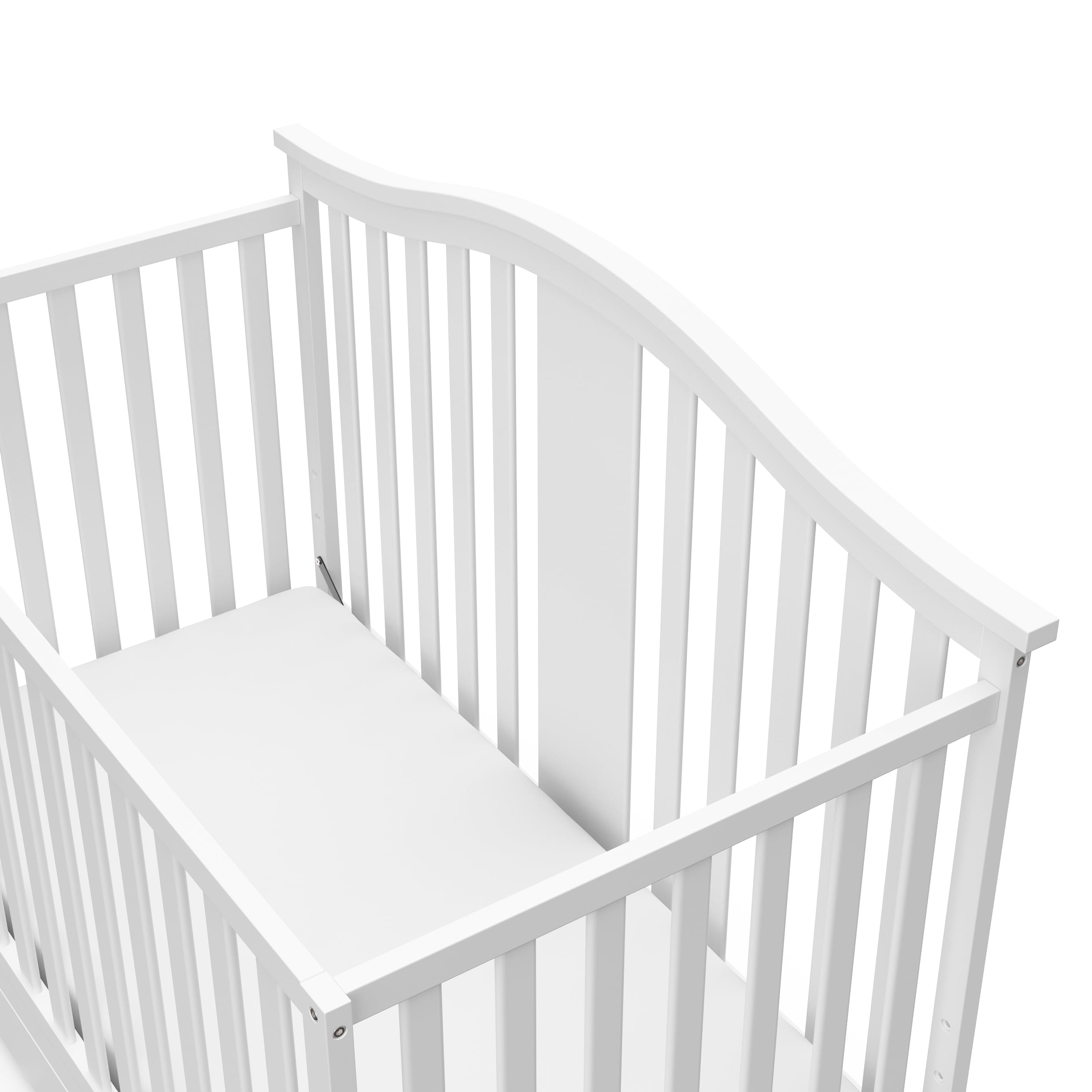 graco solano 4 in 1 convertible crib with drawer white