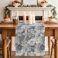 thumbnail image 2 of Table Runner 90 Inches Long for Kitchen Dining, Spring Botanical Dresser Scarf Farmhouse, Dining Table Decorations for Wedding/Parties, Country Floral Leaves Gray Brown 13 x 90 In, 2 of 8