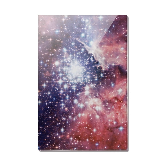 Nebula Space Galaxy Rectangle Acrylic Fridge Refrigerator Magnet