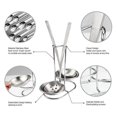 thumbnail image 3 of Soporte vertical para cucharas de acero inoxidable para utensilios de cocina, 3 of 4