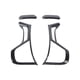 thumbnail image 2 of Reemplazo de estilo de fibra de carbono con marco de volante de coche de 4 piezas para Mitsubishi Pajero Sport 2019-2020, 2 of 5