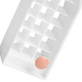 thumbnail image 2 of 18 Spaces Lipstick Storage Rack Castle Molding Dustproof ABS Lipstick Organizer for Makeup Cosmetics White, 2 of 3